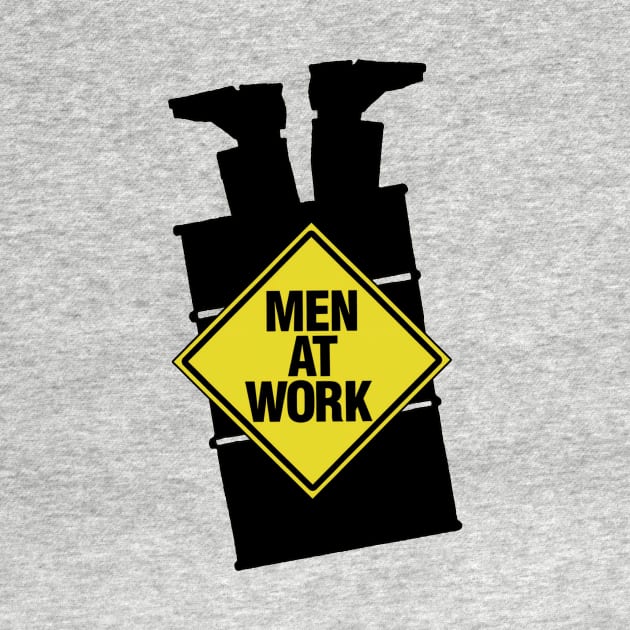 Men At Work Cut Out by BigOrangeShirtShop